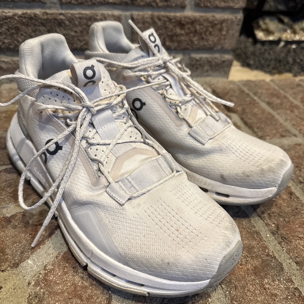 On Cloudnova 2 Sand/Fog Women's Size 7.5 US Athletic Running Shoes Sneakers #811